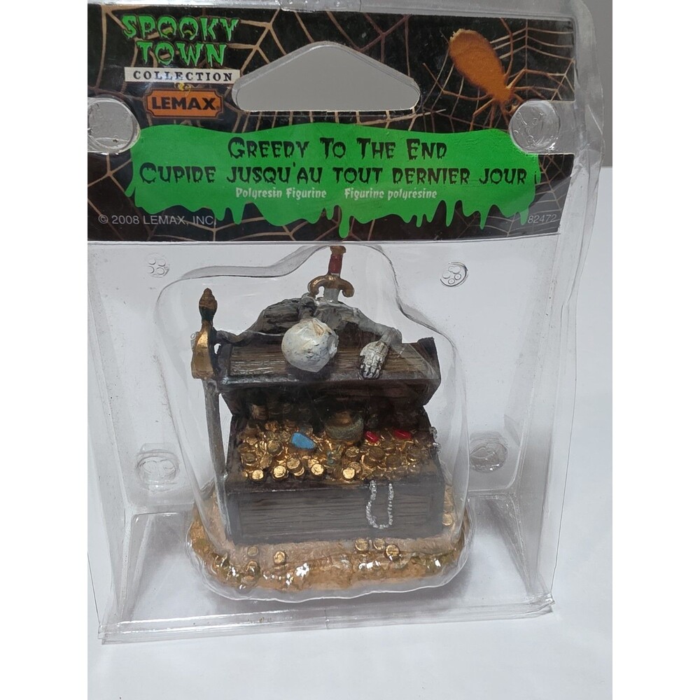 Lemax Halloween Spooky Town Village Greedy to the End 82472